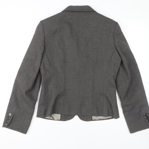 Next Women's Grey Blazer Size 12 Classic Fit