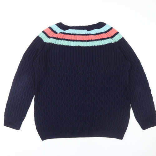 Sweater Shop Women's Multicoloured L Cable Knit Jumper