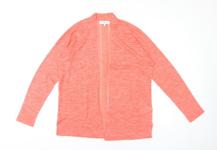 Next Women's Size 12 Red Open Front Cardigan Jumper