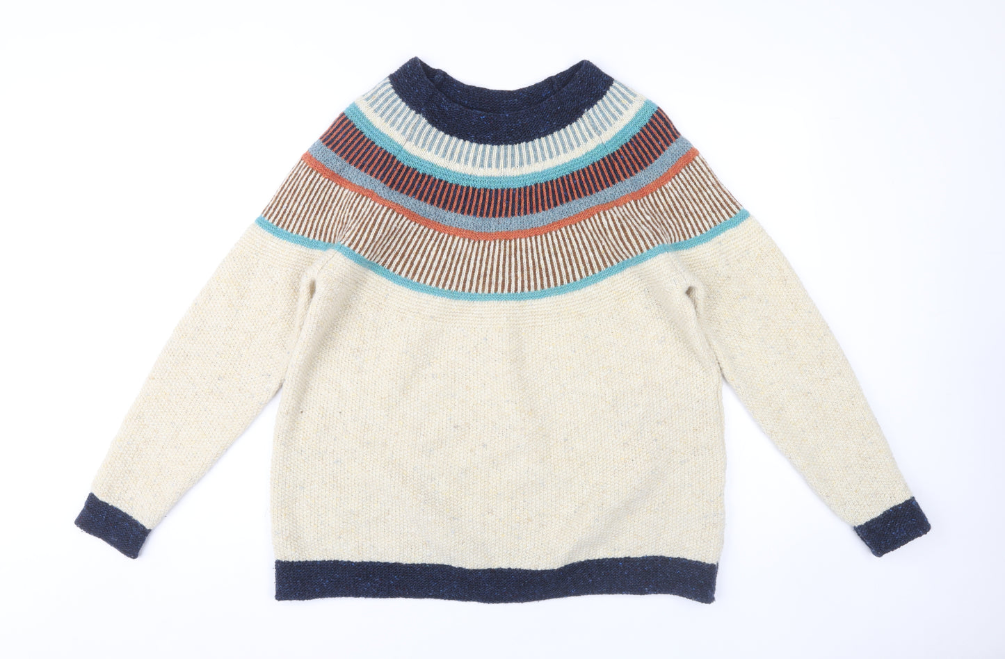 Celtic & Co. Women's Multicoloured Wool Jumper L