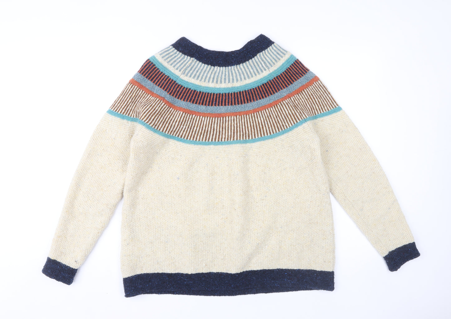 Celtic & Co. Women's Multicoloured Wool Jumper L