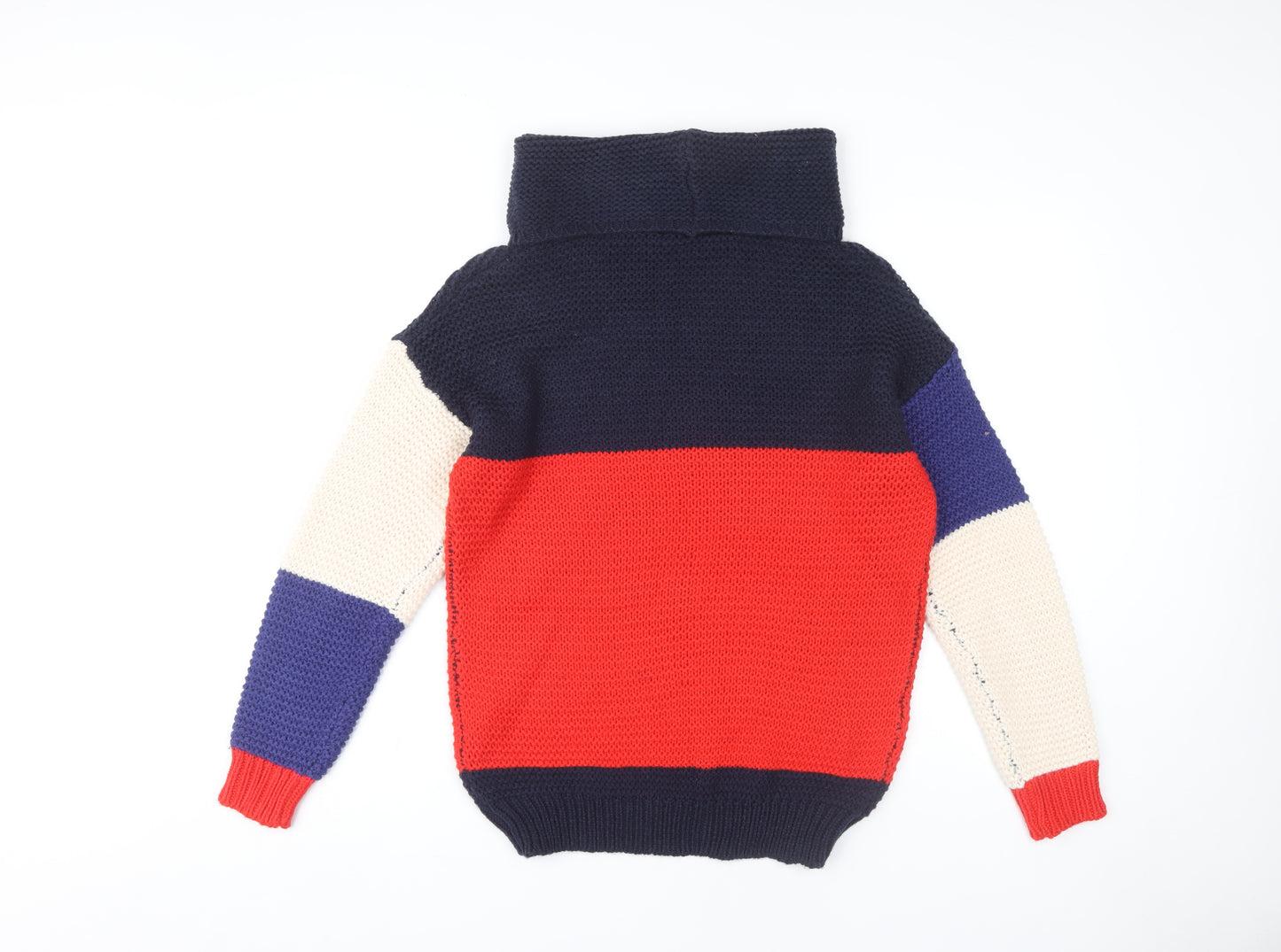 Brave Soul Women's Multicoloured Roll Neck Jumper XS