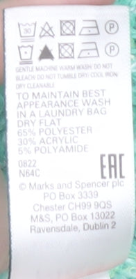 Marks and Spencer Girls Green Knit Pullover Jumper 11-12 Years