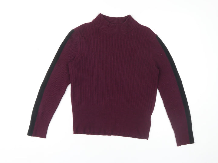 Marks and Spencer Women's Purple Pullover Jumper, Size 14