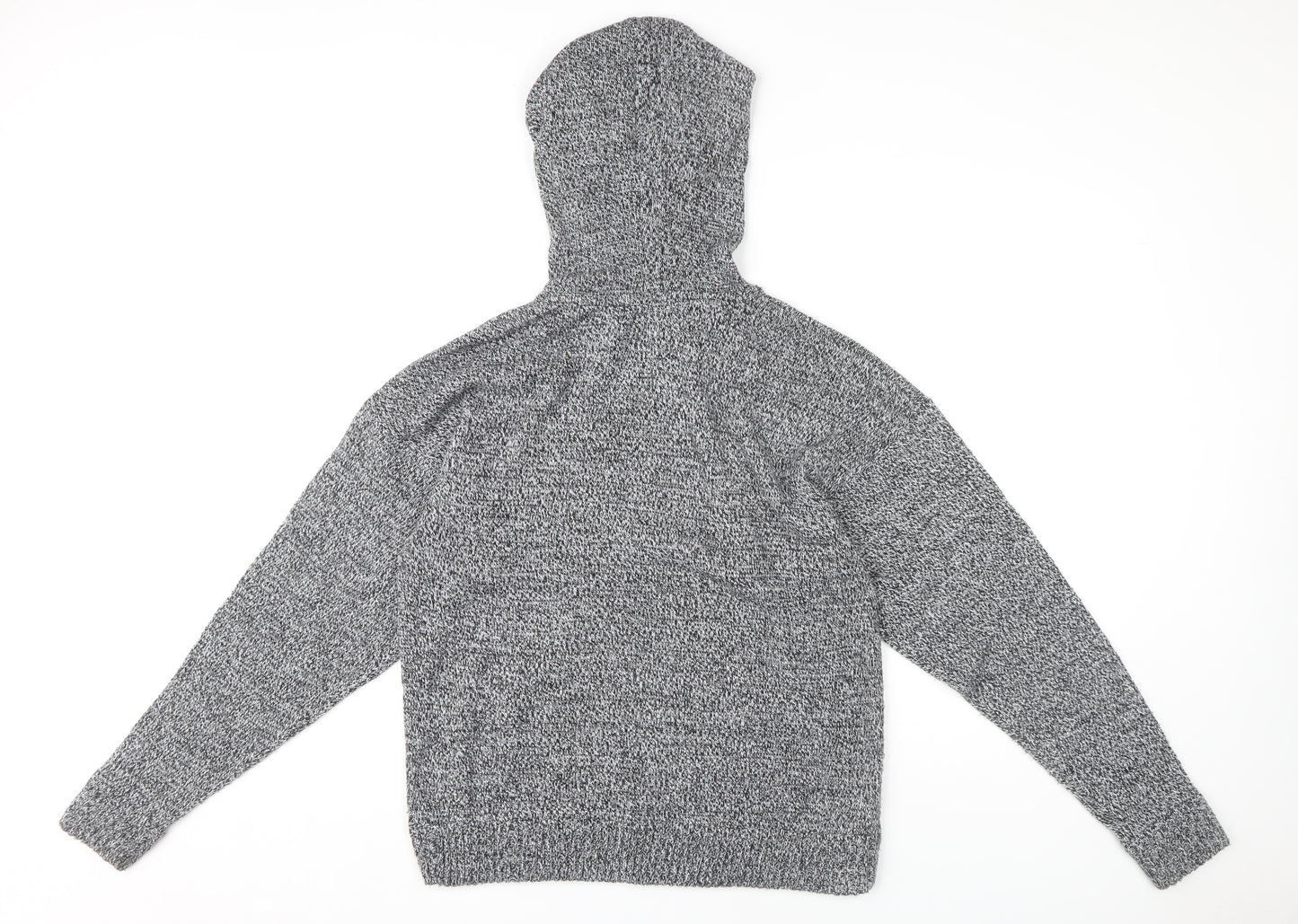 Brave Soul Women's Grey Pullover Hoodie, Size M, Casual