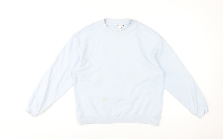 Monki Women's Blue S Pullover Sweatshirt