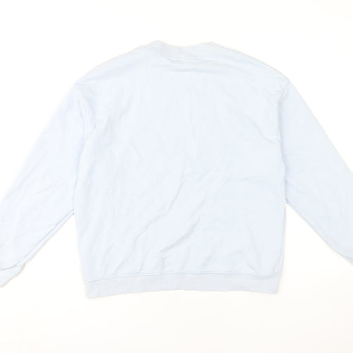 Monki Women's Blue S Pullover Sweatshirt