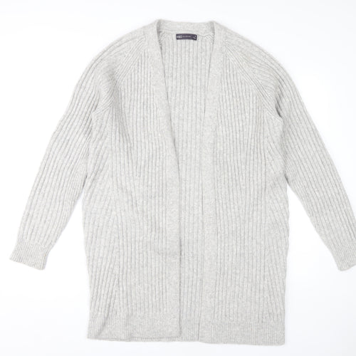 Marks and Spencer Women's Grey Open Front Cardigan, Medium