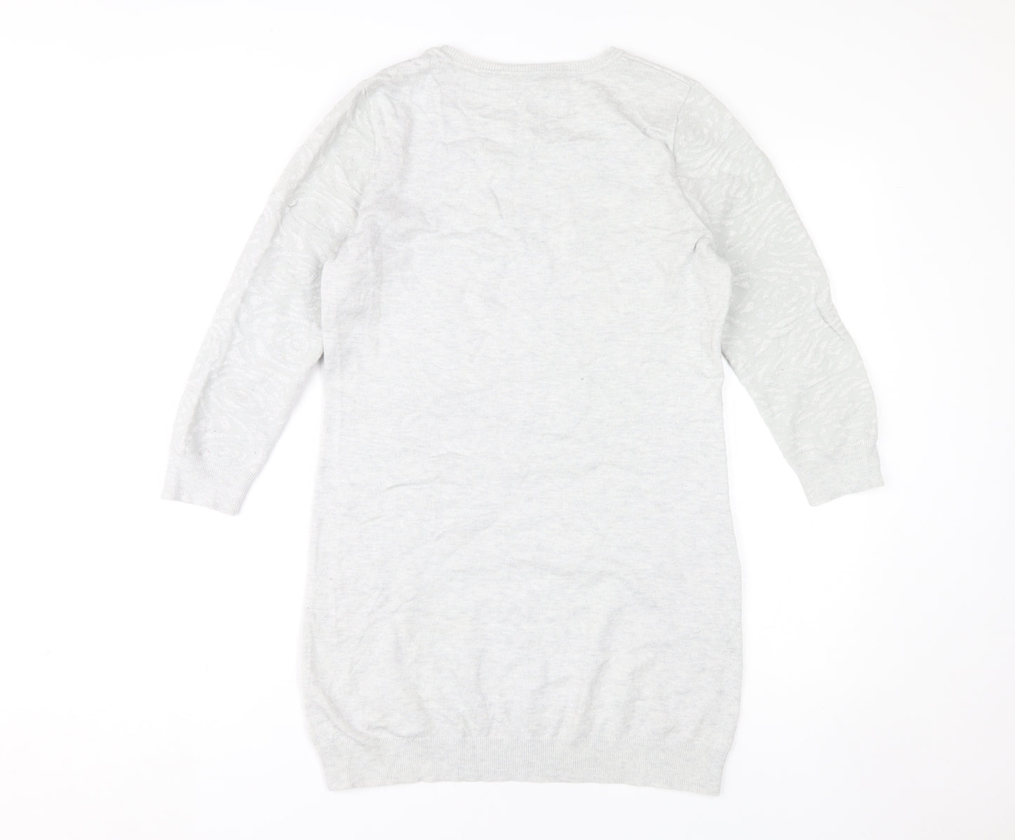 Dorothy Perkins Grey Jumper Dress - Women's Size 12