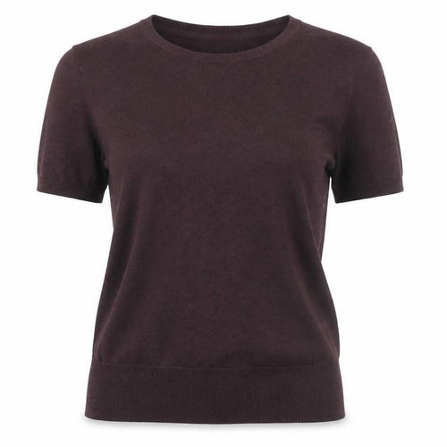 Lands' End Women's XS Purple Crew Neck Jumper Petite