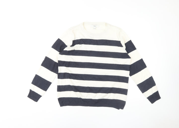 Marks and Spencer Women's Striped Jumper Size 12