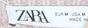 Zara Women's Pink Pullover Jumper - M