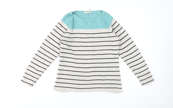 Marks and Spencer Women's Striped Cotton Pullover