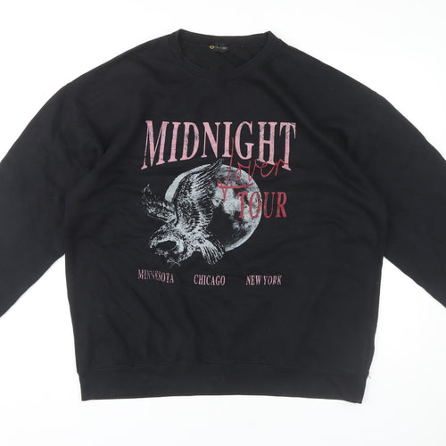 I Saw It First Black XL Music Graphic Pullover Sweatshirt
