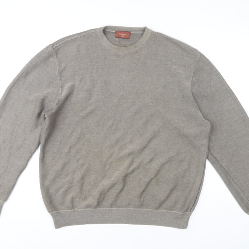 Marks and Spencer Men's Grey Pullover Jumper, Size M