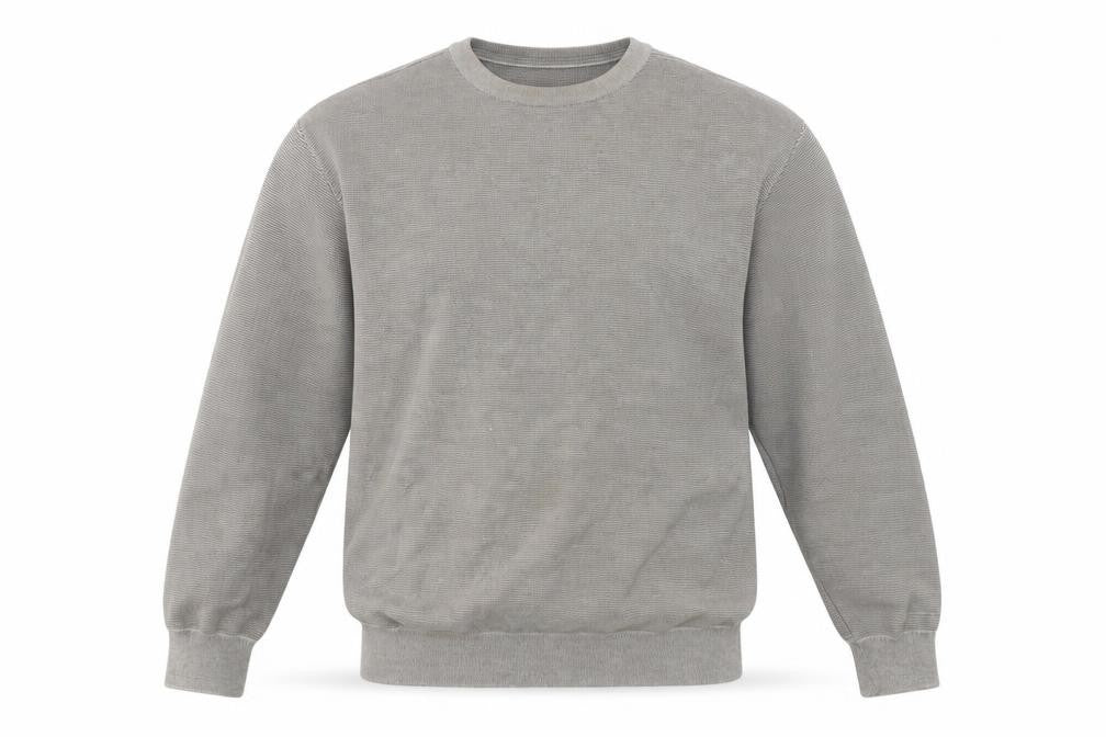 Front view of Marks & Spencer Men's Grey jumper, size M