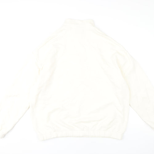 ASOS DESIGN White L Pullover Sweatshirt Unisex