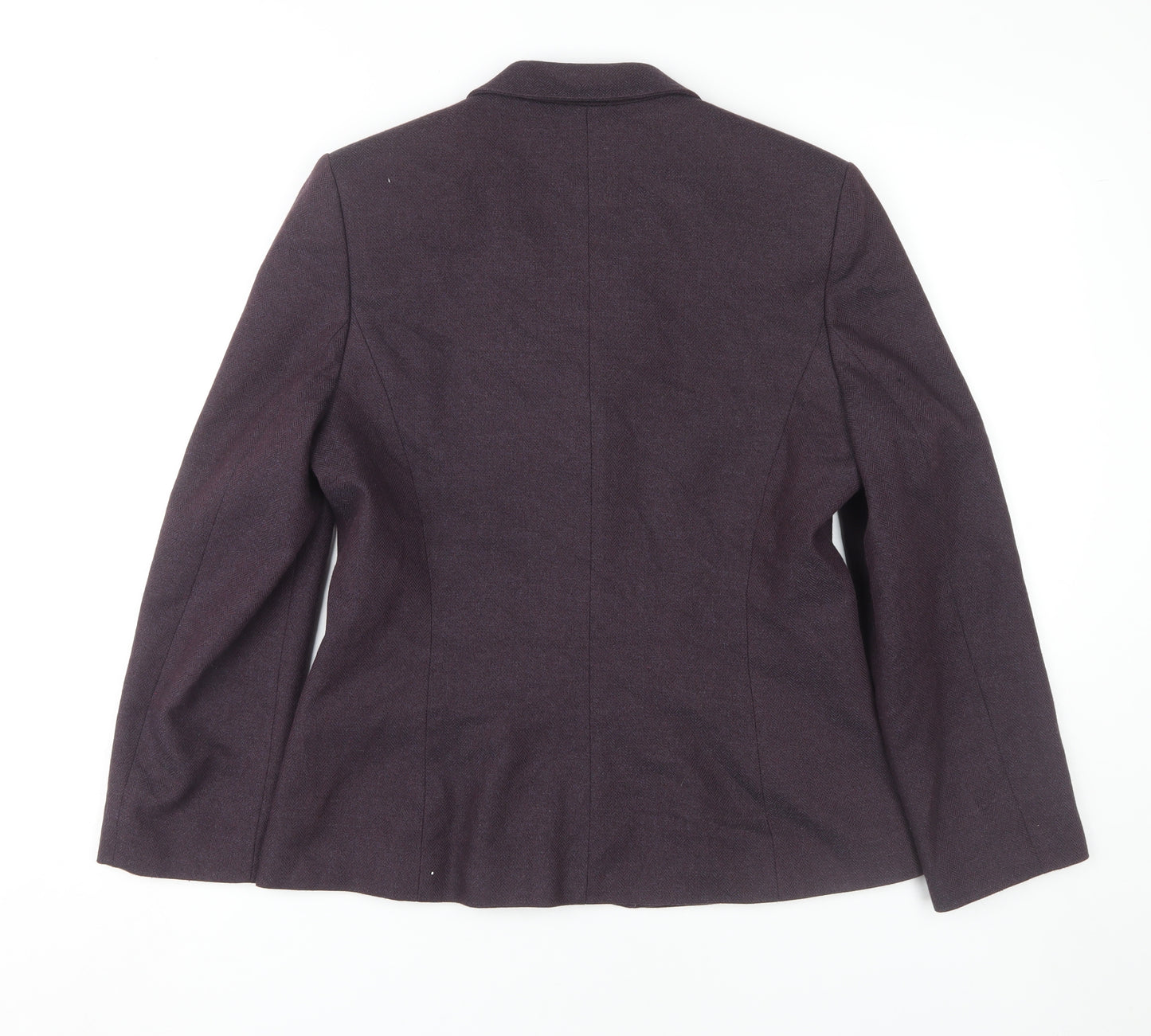 Marks and Spencer Women's Purple Blazer Size 12