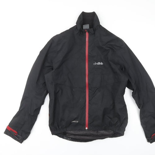 dhb Women's Black Rain Jacket Size 10, Waterproof Windbreaker