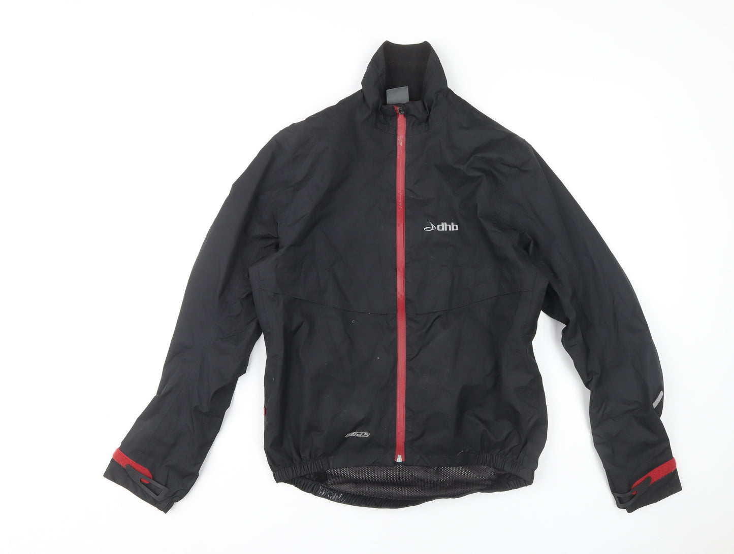 dhb Women's Black Rain Jacket Size 10, Waterproof Windbreaker