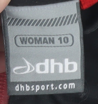 dhb Women's Black Rain Jacket Size 10, Waterproof Windbreaker