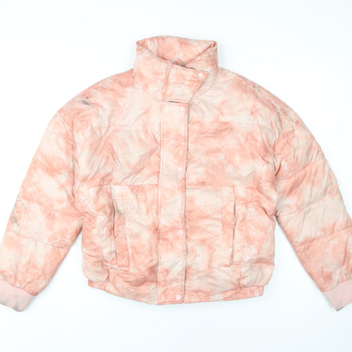 Levi's Pink Women Puffer Jacket XS Casual Winter