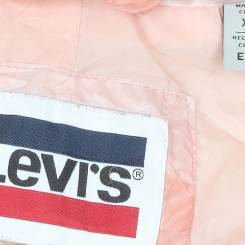Levi's Pink Women Puffer Jacket XS Casual Winter