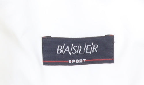 Basler Women's White Polyester Basic Jacket Size 14