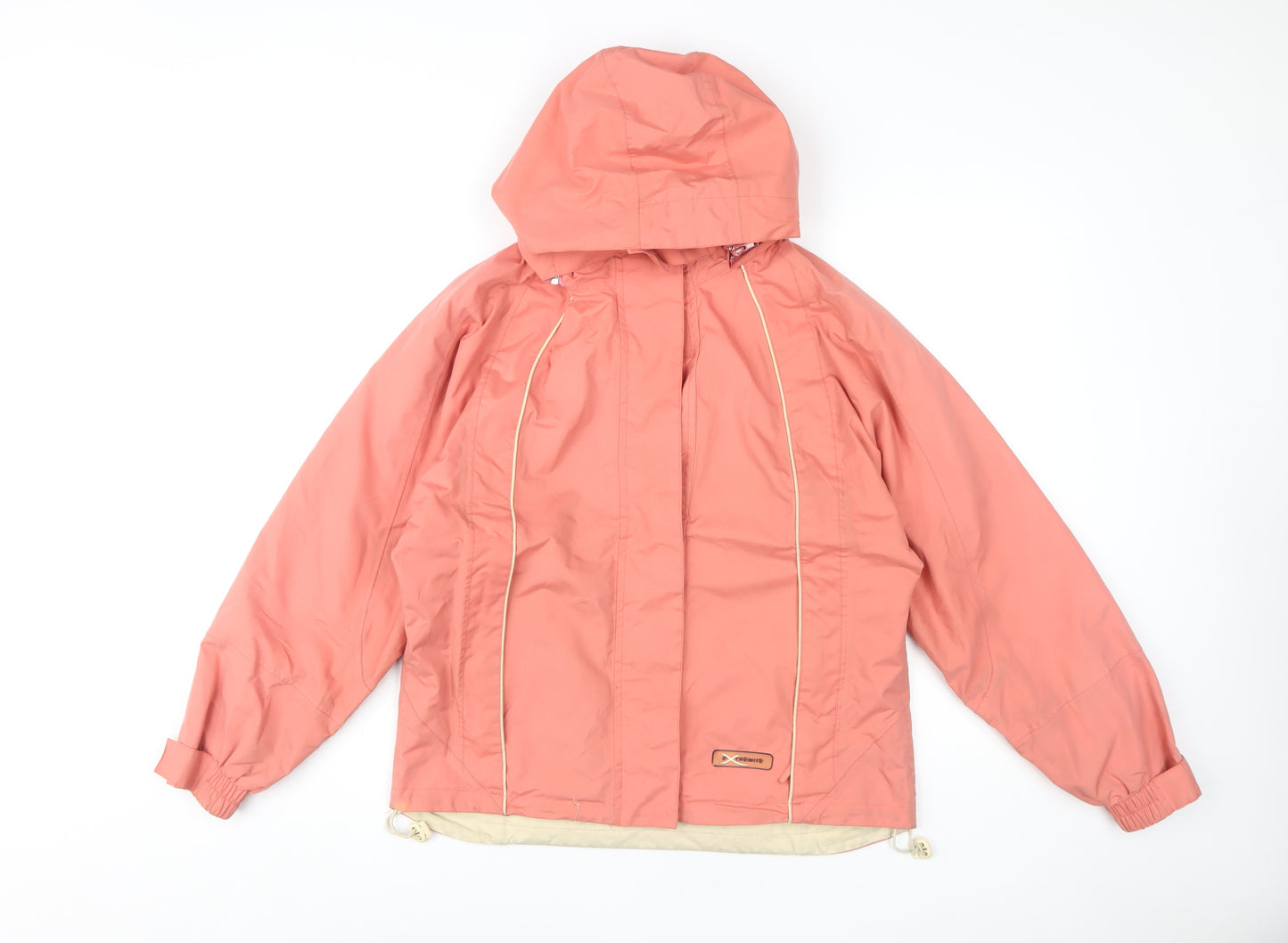 Extrémite Women's Pink S Waterproof Rain Jacket