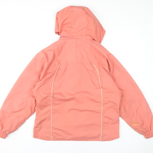 Extrémite Women's Pink S Waterproof Rain Jacket