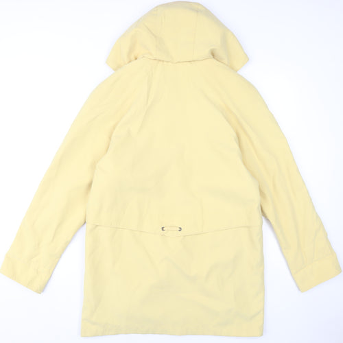 Klass Collection Women's Yellow Hooded Jacket, Size S