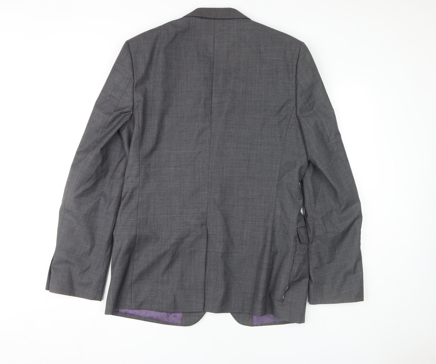 Ted Baker Men's Grey Check Blazer Jacket 40L