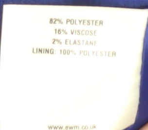 Style by EWM Women's Blue Pea Coat Size 16