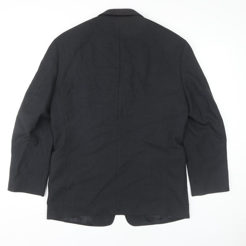 Ciro Citterio Men's Black Wool Blazer 38S