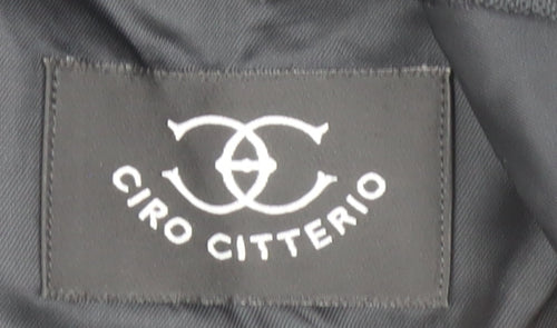 Ciro Citterio Men's Black Wool Blazer 38S