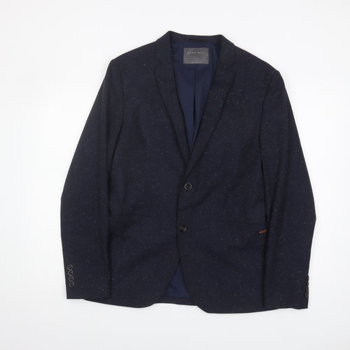 Zara Man Blue Men's Blazer, Size 40, Formal Business Wear