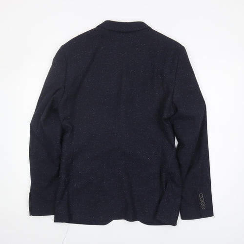 Zara Man Blue Men's Blazer, Size 40, Formal Business Wear