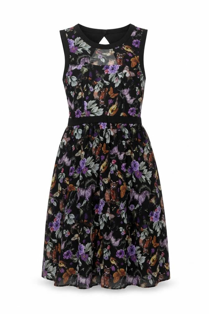 Front view of Marks & Spencer Women's Multicoloured Dress UK 6