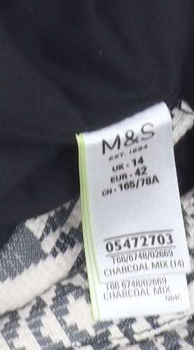 Marks and Spencer Women's Geometric Pencil Skirt UK 14