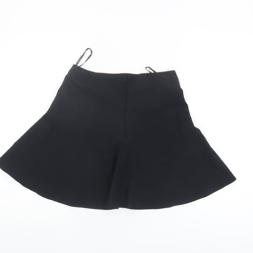 Dorothy Perkins Women's Black Skater Skirt Size 6