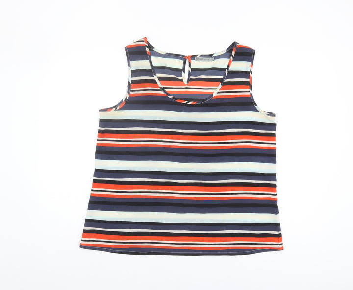 Soaked In Luxury Women's Multicoloured Striped Tank XL