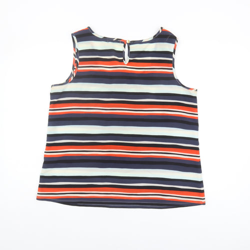 Soaked In Luxury Women's Multicoloured Striped Tank XL