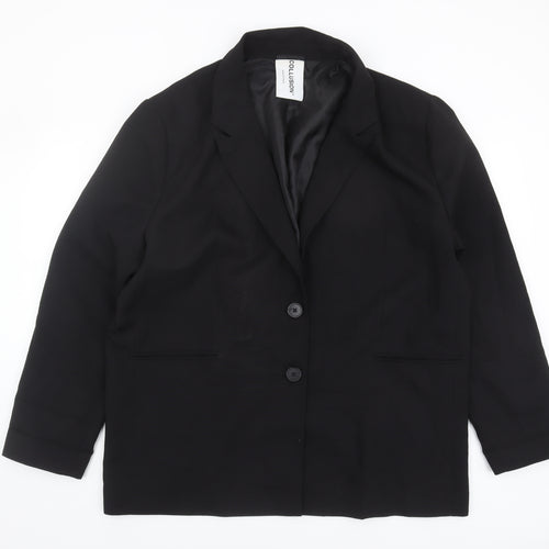 Collusion Women's Black Blazer Size 14