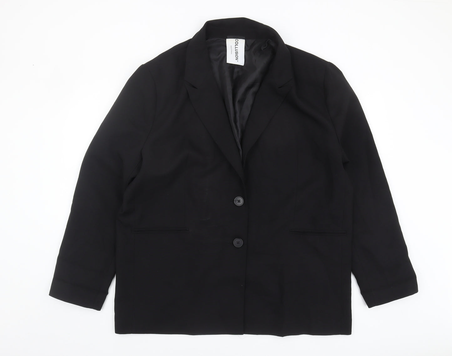 Collusion Women's Black Blazer Size 14