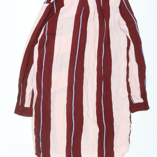 Selected Femme Women Multicoloured Striped Shirt Dress 12
