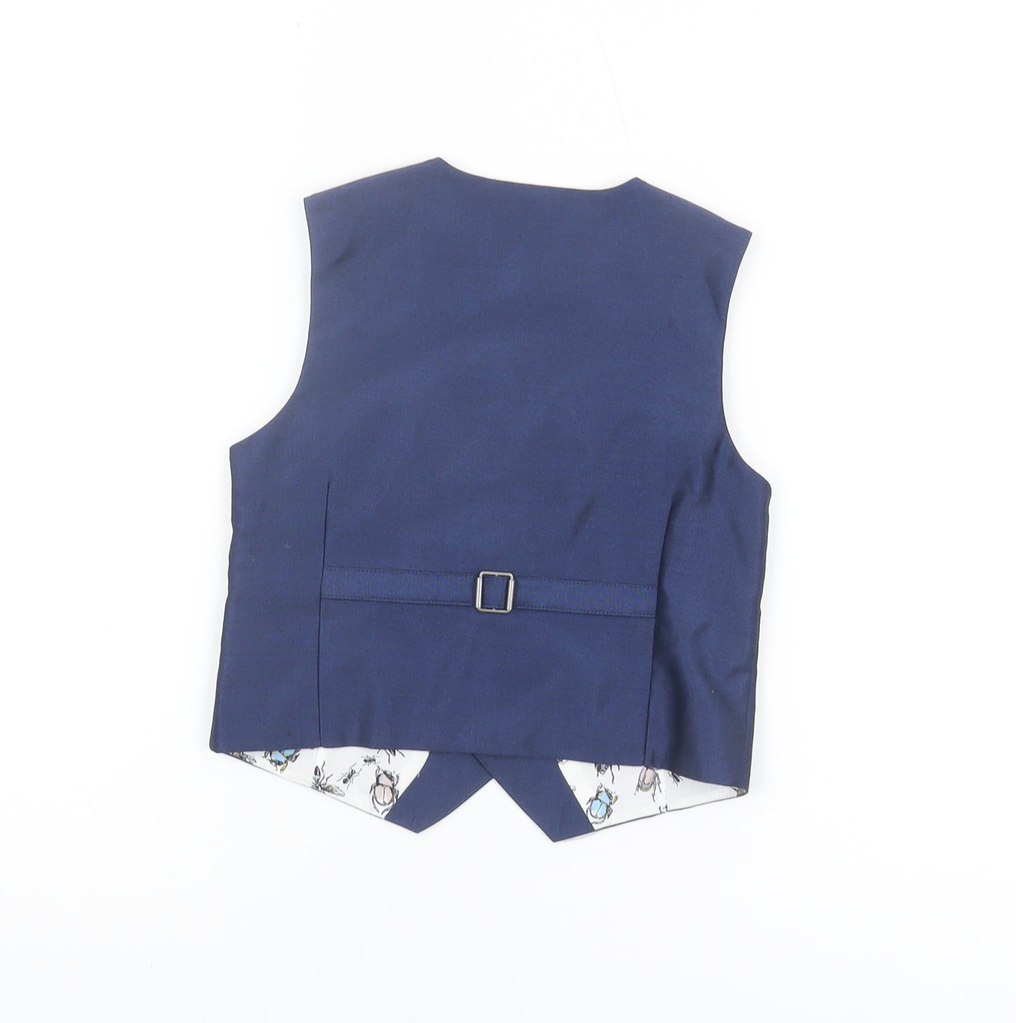 Monsoon Boys Blue Suit Waistcoat 6 Years