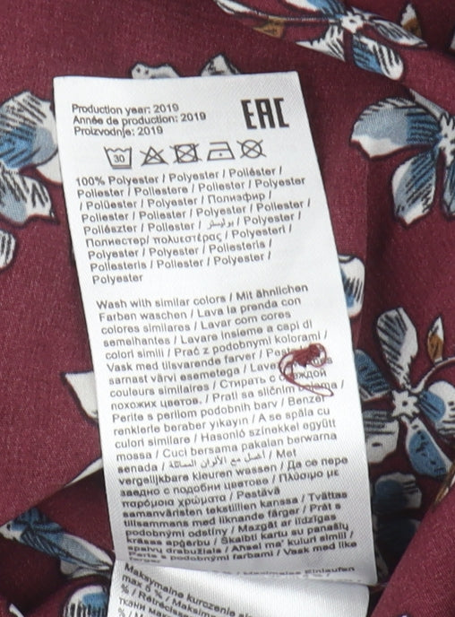 VILA Women's Multicoloured Floral Dress Size 10