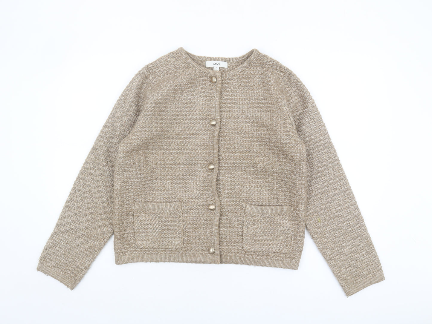 Marks and Spencer Women's Beige Cardigan M