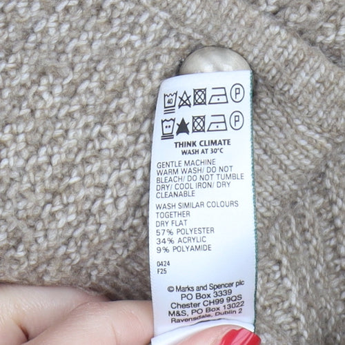 Marks and Spencer Women's Beige Cardigan M