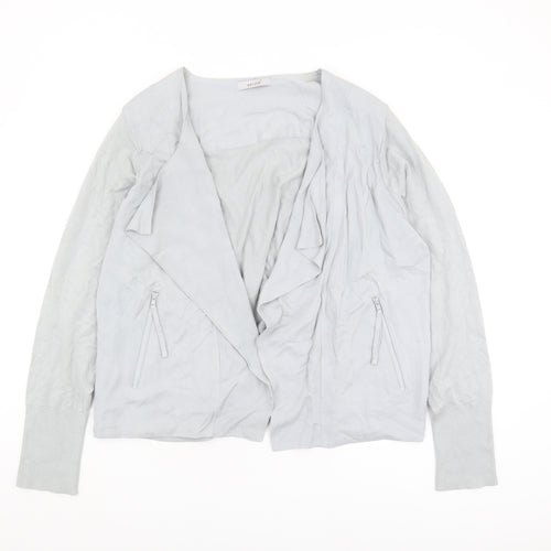Marks and Spencer Women's Grey Open Front Cardigan UK 16